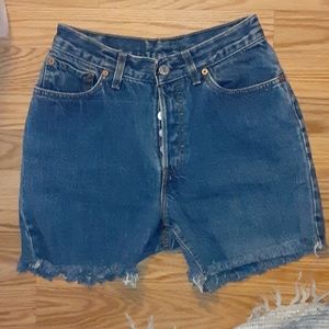 Levi's 501 custom cut-offs